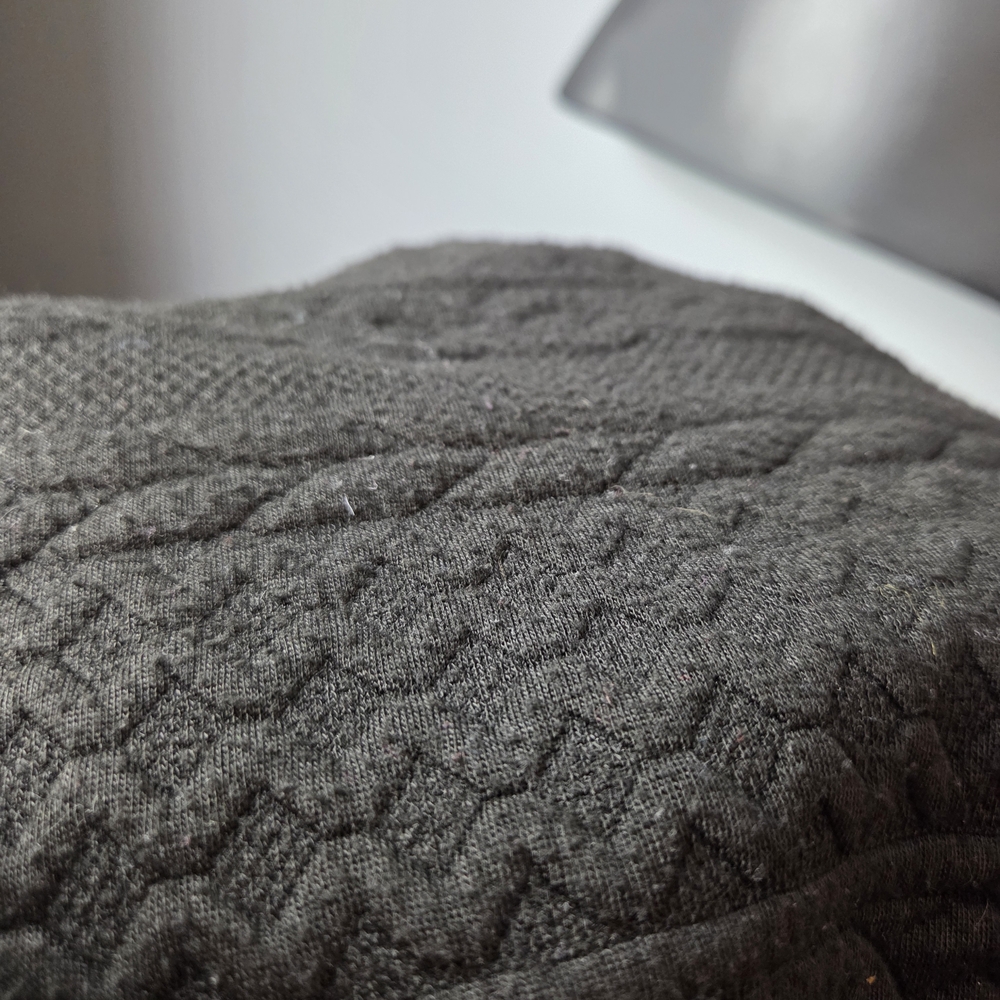 Women's Textured Knit Sweater - Black - Picture 8 of 8